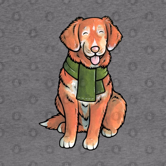 Nova Scotia Duck Tolling Retriever (senior) by animalartbyjess